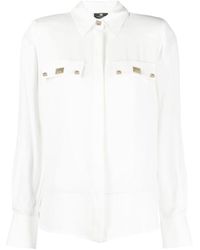 Elisabetta Franchi - Pocket Shirt With Studs - Lyst