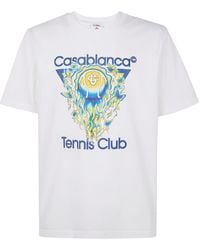 CASABLANCA - Graphic Organic Cotton T-Shirt - Lyst