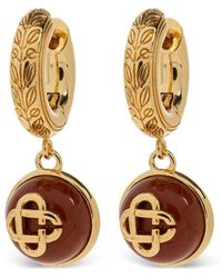 CASABLANCA - "Sphere" Ear Hoops - Lyst