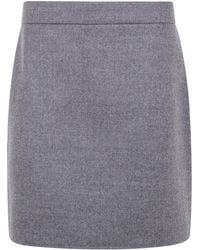 Max Mara - Wool Mini Skirt "Mxs Acinoso" - Lyst