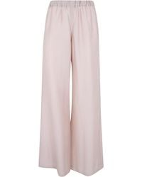 Seventy - Voile Lyocell Bicolor Reversible Trousers - Lyst