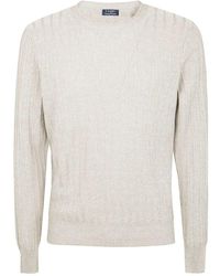 Barba Napoli - Long Sleeves Round Neck Sweater - Lyst