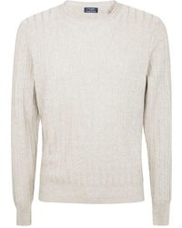 Barba Napoli - Maglione A Maniche Lunghe Con Collo Rotondo - Lyst