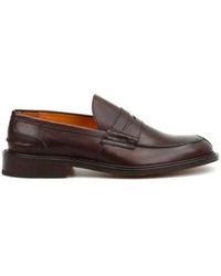 Tricker's - Laced Leather Shoes - Lyst