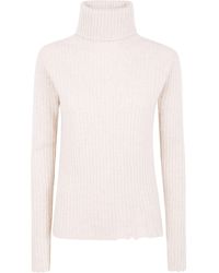 Uma Wang - "Plain Ws" High Neck Rib Top - Lyst