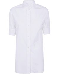 Maison Margiela - Shirt Short Sleeves "Snapped Button" - Lyst