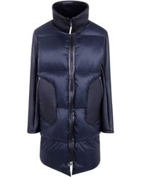 Isaac Sellam - Long Jacket Leather Sleeves "Obstine" - Lyst
