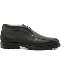 Santoni - "Rock" Leather Loafers - Lyst