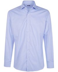 Barba Napoli - Shirt Classic Oxford "I1U13P0157116.U 0003 Light" - Lyst