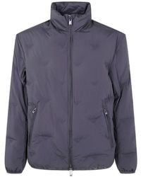 Emporio Armani - Full Zip Bomber Jacket - Lyst