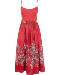 Zimmermann - Rhiannon Corset Midi Dress - Lyst