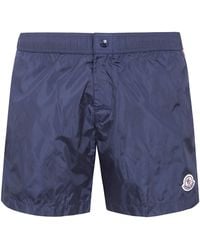 Moncler - Logo Swim Shorts - Lyst