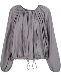 TOTEME - Coat Gathered "Parachute" - Lyst