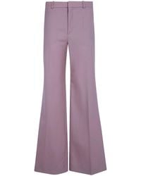 Chloé - Pants Flare Leg Trousers - Lyst