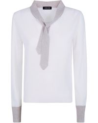 Anneclaire - Sweater Round Neck "D1869.857 730 Oyster" - Lyst
