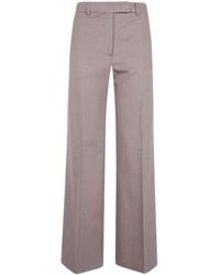 Seventy - Pants Wool Wide Leg Trousers - Lyst