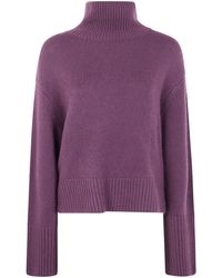 Lisa Yang - "Fleur" Turtleneck Sweater - Lyst