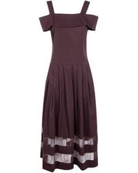 Blugirl Blumarine - Lace Cotton Dress - Lyst