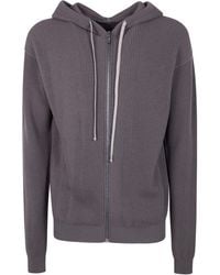 Rick Owens - Zipperd Hoodie Knit Jacket - Lyst