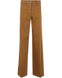 Etro - Pants Wide Leg Trousers - Lyst