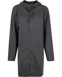 Rains - "W3" Long Jacket - Lyst