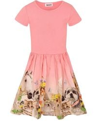 Molo - Cissa Short Sleeves Dress - Lyst