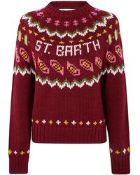 Mc2 Saint Barth - Kyla Nordic New Crewneck Sweater - Lyst