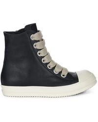 Rick Owens - Jumbolace Leather Sneakers - Lyst