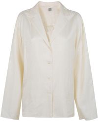 TOTEME - Shirt Button-Up "Monogram" - Lyst