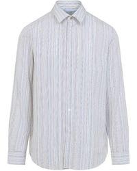 Paul Smith - Striped Cotton Shirt - Lyst