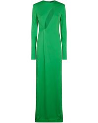Tom Ford - Crepe Jersey Long Sleeve Evening Dress - Lyst