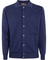 FILIPPO DE LAURENTIIS - Polo Neck Long Sleeves Cardigan - Lyst