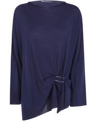 Pierantoniogaspari - Sweater Equal Neck "Equal Neck Sweater With Buckles - Lyst