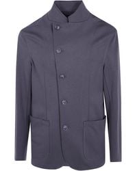 Emporio Armani - Jacket Double Breasted Front Pocket Blazer - Lyst