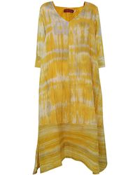 BIANCO LEVRIN - Midi Dress Silk 125cm - Lyst