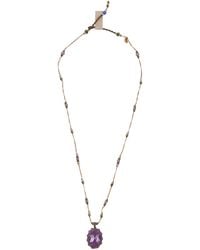 Sharing - Short "Tibetan Vvv" Pendant Necklace - Lyst