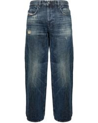 DIESEL - "2001 D-Macro" Wide Leg Jeans - Lyst