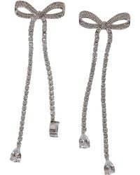 Self-Portrait - Earrings Dangle "Bow" - Lyst