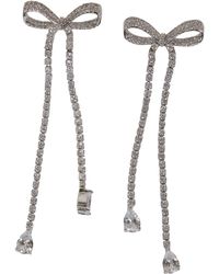 Self-Portrait - Earrings Dangle "Bow" - Lyst