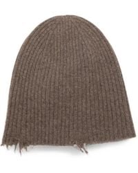 Uma Wang - Distressed Ribbed Beanie Hat - Lyst