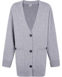 TOTEME - Cashmere Merinos Longline Cardigan - Lyst