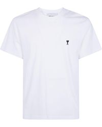 Ami Paris - T-Shirt Contrast "Quota Ami De Coeur" - Lyst