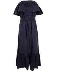 Essentiel Antwerp - Joyce Belted Ruffle Dress - Lyst