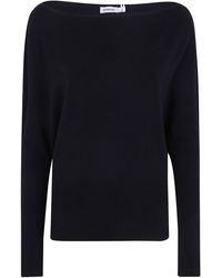 Jonathan Simkhai - Sweater Draped Off Shoulder "Lavina" - Lyst