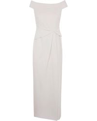 Ralph Lauren - Short Sleeves Mini Gown - Lyst