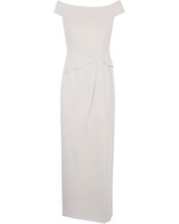 Ralph Lauren - Short Sleeves Mini Gown - Lyst