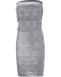 Jean Paul Gaultier - Mesh Skirt Double Layer Printed 'Body Shadow' And - Lyst