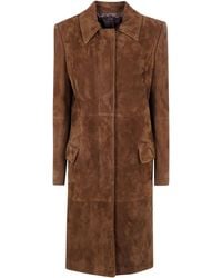 Tom Ford - Coat Full Grain Lamb Suede "Mackintosh" - Lyst