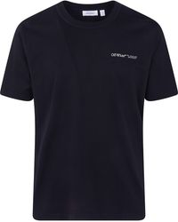 Off-White c/o Virgil Abloh - T-Shirt Short Sleeves "Logo Quote Regular" - Lyst