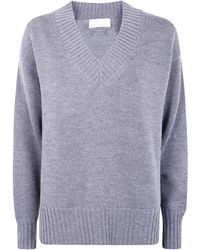 Drumohr - Maglione A Maniche Lunghe Con Scollo A V - Lyst